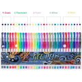 Adult Coloring Books Colored Pen with 40% More Ink for Drawing, Doodling Crafts Scrapbooks Bullet Journaling 30 Colors Gel Marker Gel Pens